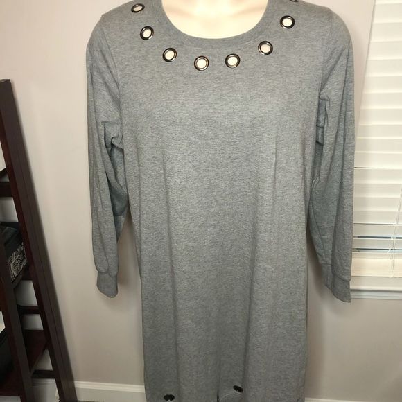 Torrid Grey Sweatshirt Dress - Picture 3 of 5
